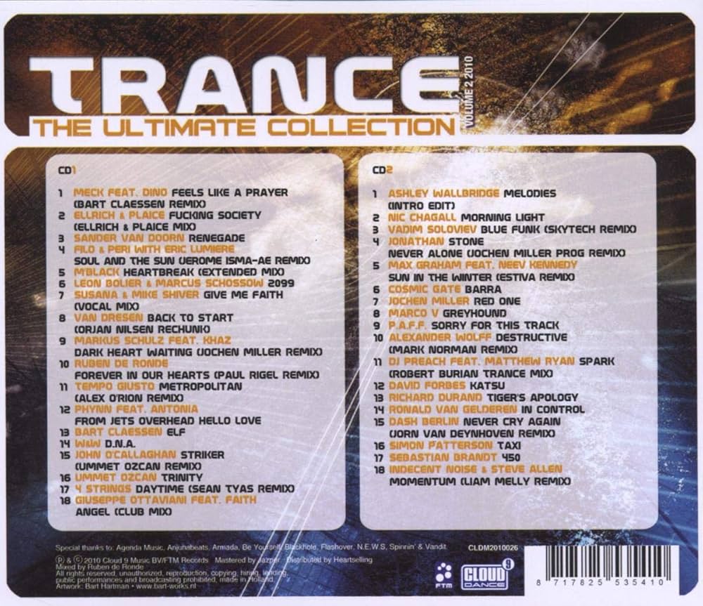 Trance the Ultimate Collection 2010 - Vol. 2-Trance the