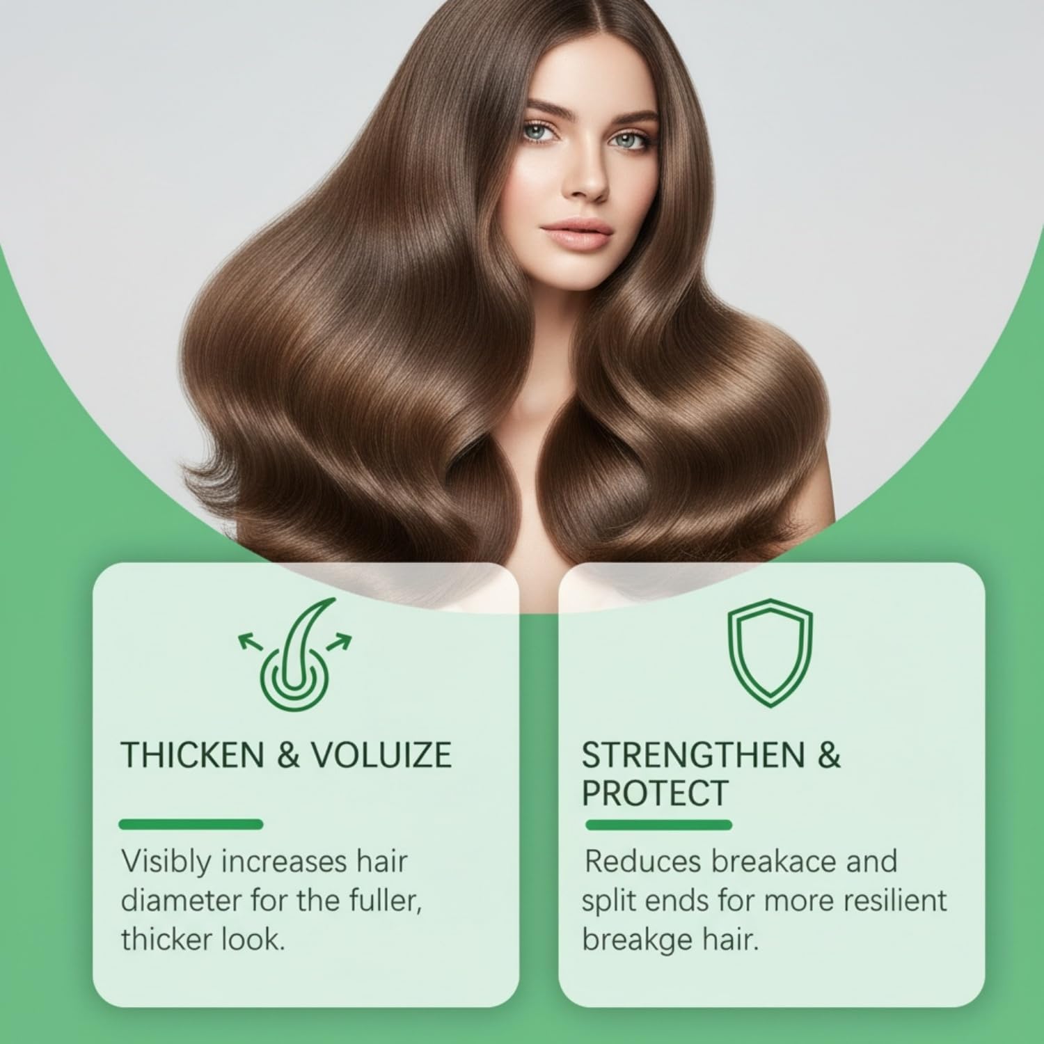 Rosemary Shampoo for Hair Thickening and Growth, Hydrolyzed Keratin Shampoo for Strengthening and Repair, Volumizing for Fine or Thin Hair, 100ml, Moisturizing with Vitamin C and E (1) - Image 2