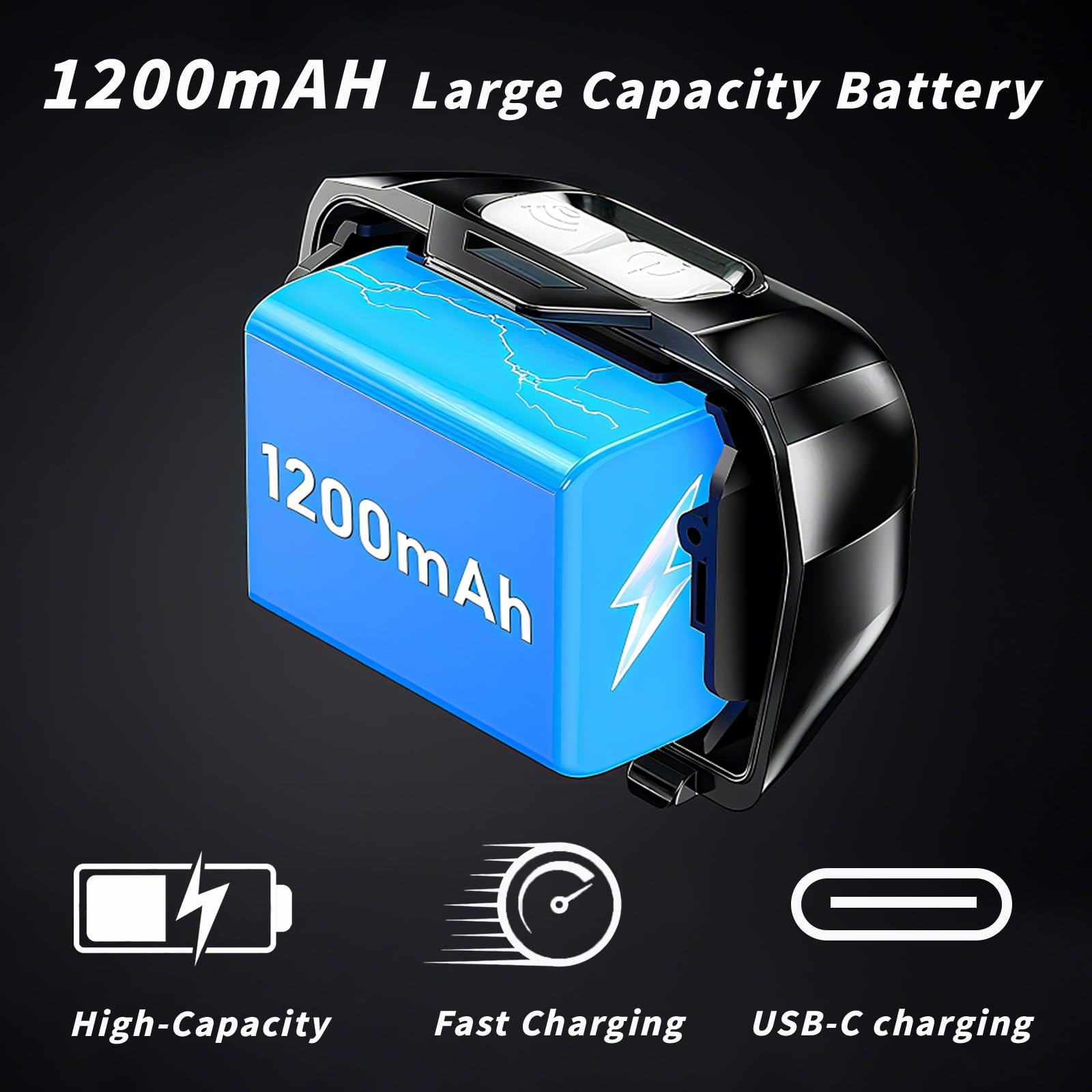 Lampe Frontale Rechargeable USB-C Fancysky - 2 Pièces Avec Capteur De Mouvement - IPX4 - 11