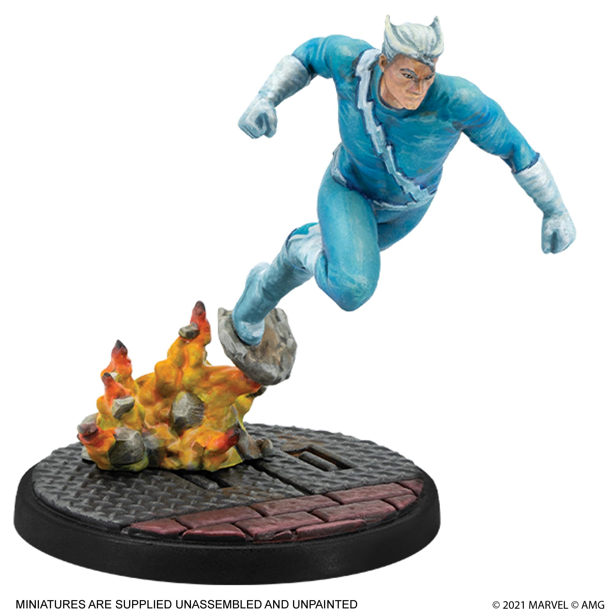 Atomic Mass Games , Marvel Crisis Protocol: Character Pack: Scarlet Witch and Quicksilver: Marvel Crisis Protocol , Miniatures Game , Ages 10+ , 2+ Players , 45 Minutes Playing Time