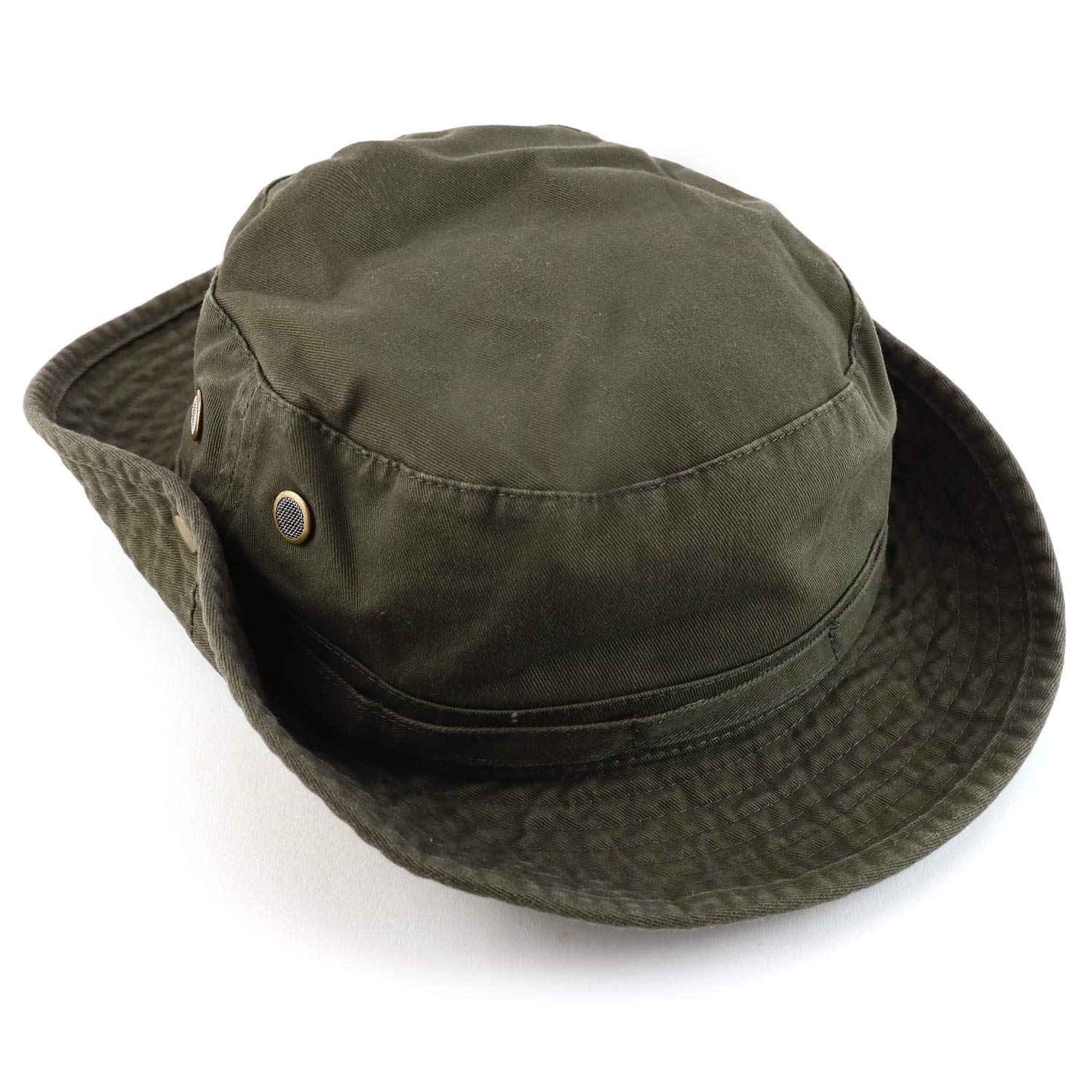 Armycrew Boonie Mężczyźni Duży ponadwymiarowy kapelusz typu jungle boonie ze sznurkiem podbródkowym pasuje do XXL