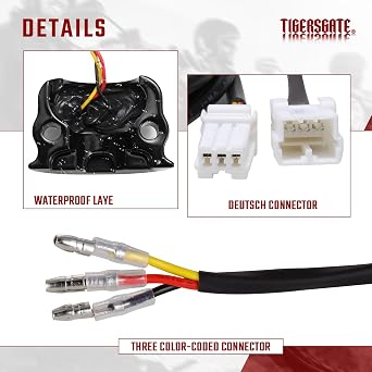 TIGERSAGTE Black 1 Air Ride Switch, Handlebar Switch Motorcycle Air Ride Suspension Control Kit for Harley Dyna V-Rod Touring Sportster with AERO, AERO-A