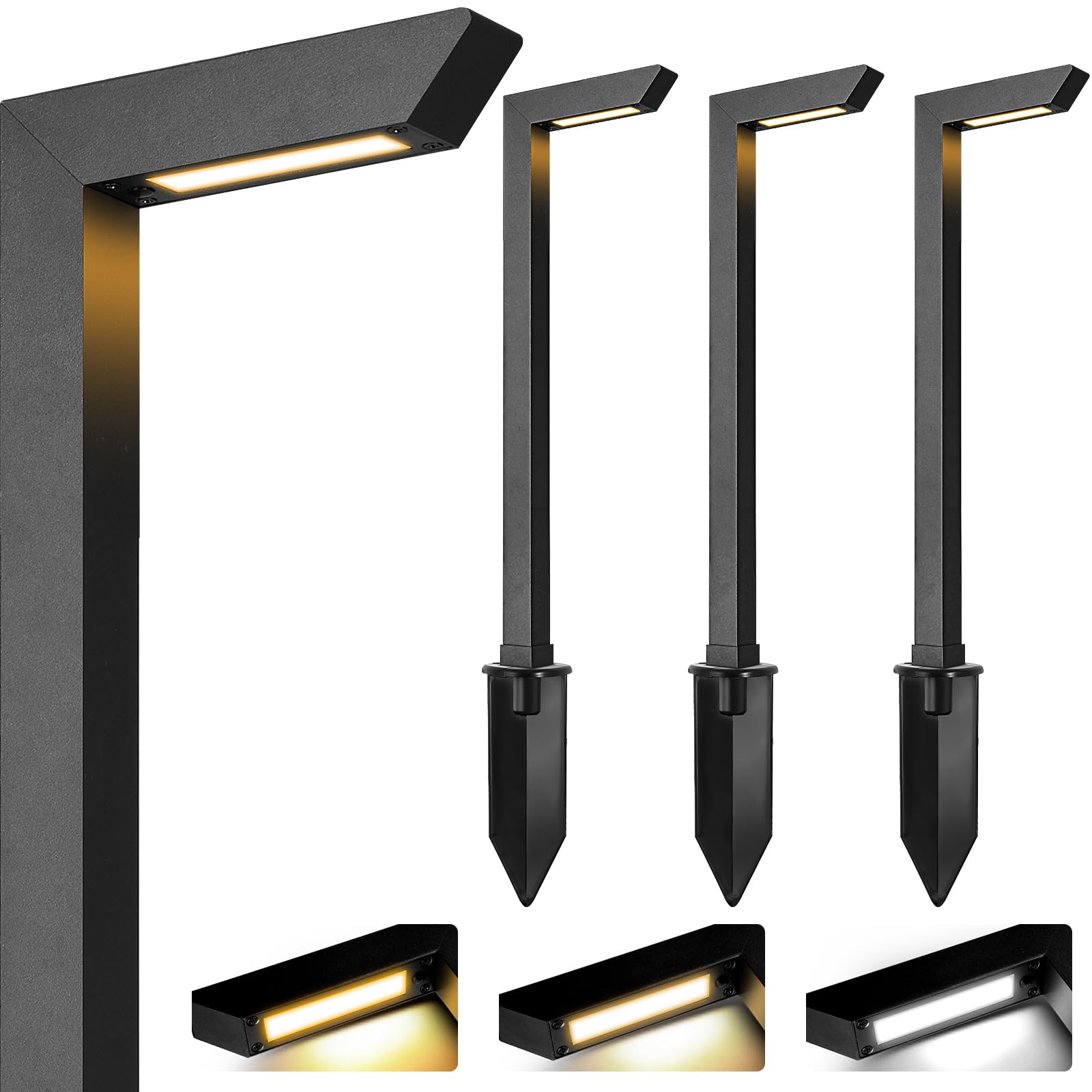 Gardencoin 3CCT LED Pathway Light 4-Pack