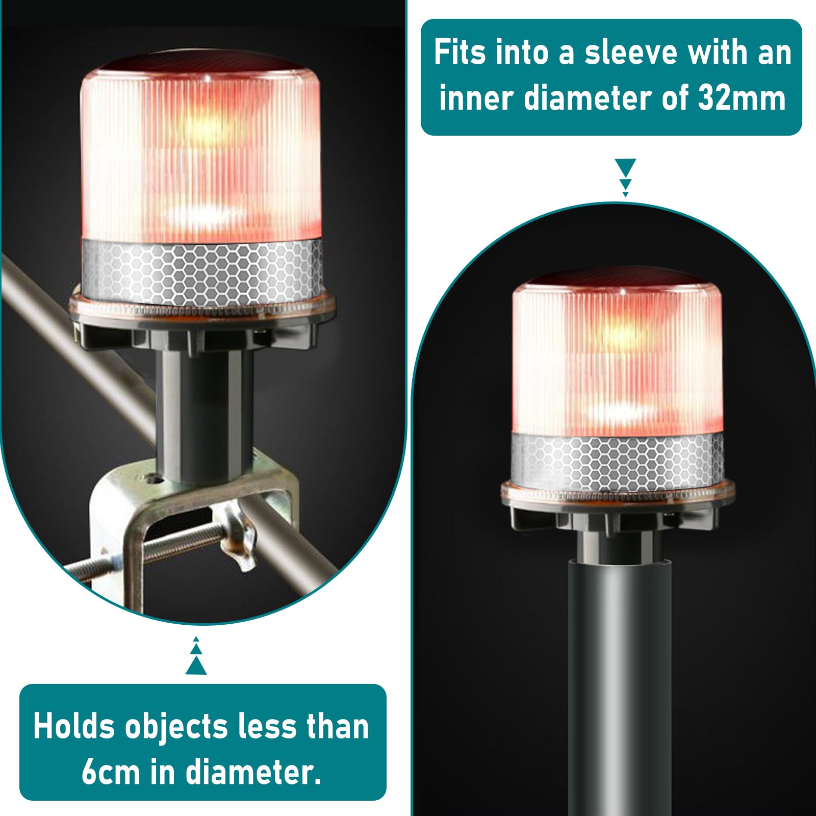 Schiffsnavigation Leuchte, IP65 wasserdichte LED-Navigationsleuchte mit 3 umschaltbaren Farben (Dauerlicht und Blinklicht) für Boote und Yachten