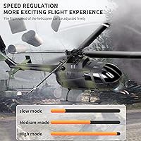 Vista 3 de GoolRC Helicóptero de control remoto C186, 4 CH sola hélice sin helicópteros Ailerons RC con estabilización giroscópica de 6 ejes, retención