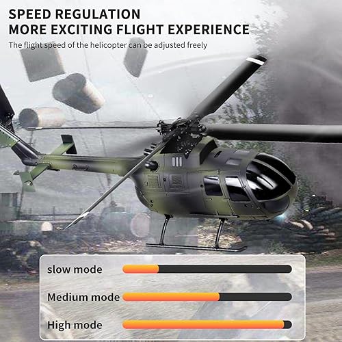 Miniatura 11 de GoolRC C186 RC Helicóptero RC Drone Single Hélice Sin Ailerons 6-ejes Gyro Estabilización RC Avión Altitud Hold s Adultos Control Remoto Helicóptero