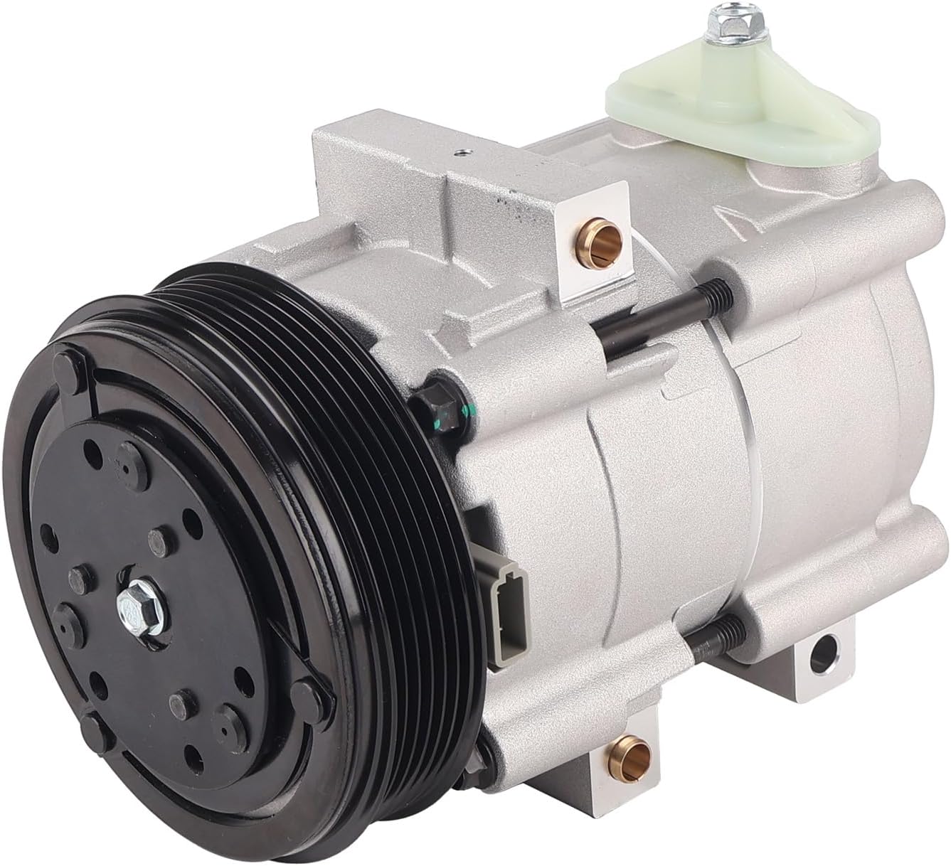 KUSATEC CO 101510C AC Compressor Air Conditioning Fit for Ford F-150 1997 1998 1999 2000 2001 2002 2003 2004 2005 2006/Heritage 2004 4.2L V6,Replace# 58151 4L3Z19703AA