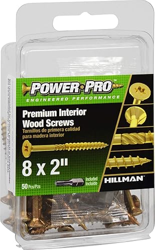Miniatura 7 de The Hillman Group 196585TV - Tornillo para madera 42473 AP (50 unidades), 9 x 3 pulgadas
