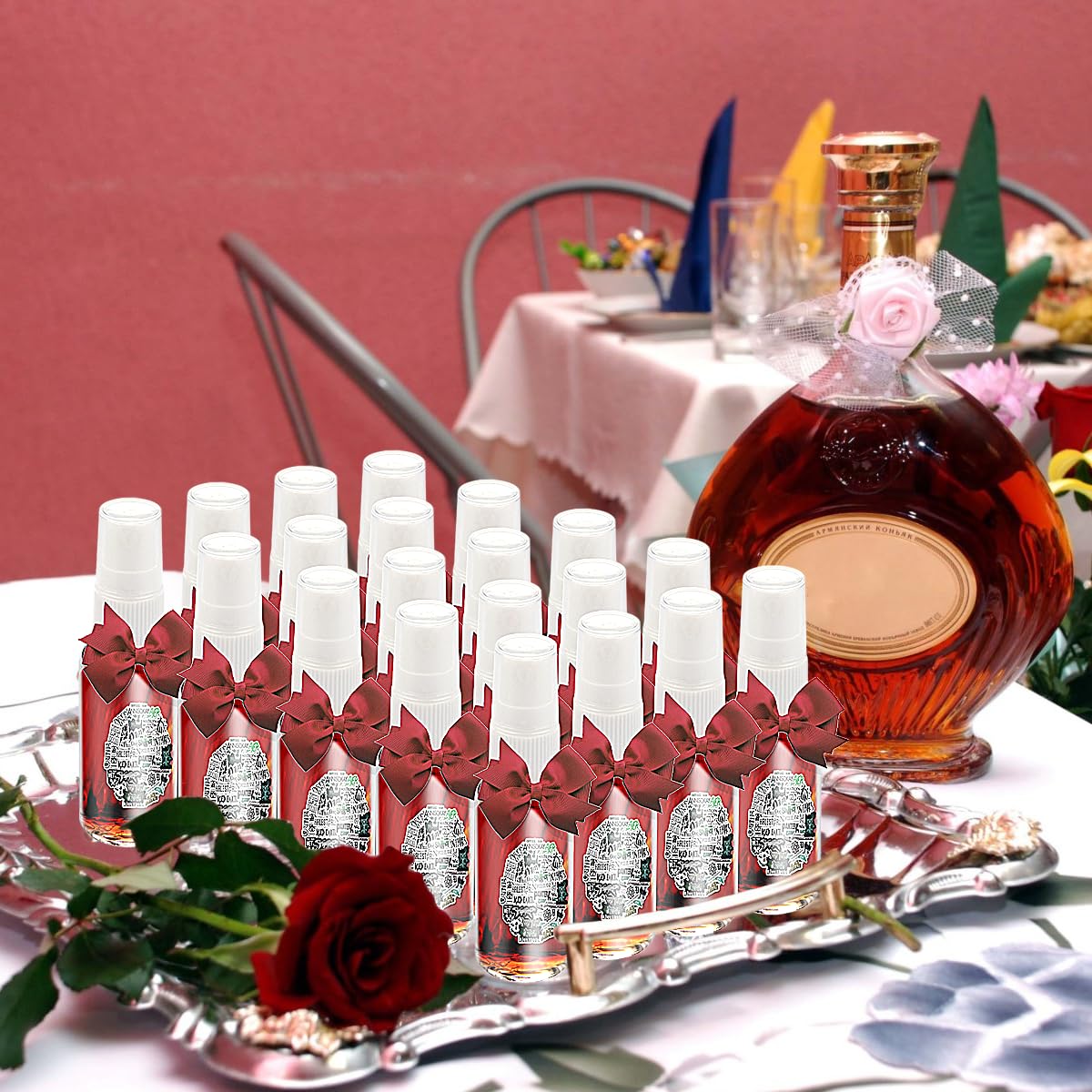 Mini butelka z rozpylaczem 10 ml, 40 sztuk, mini rozpylacz perfum 10 ml, butelka podróżna do perfum, małe butelki z rozpylaczem do napełniania, butelka z rozpylaczem, perfumy w podróży