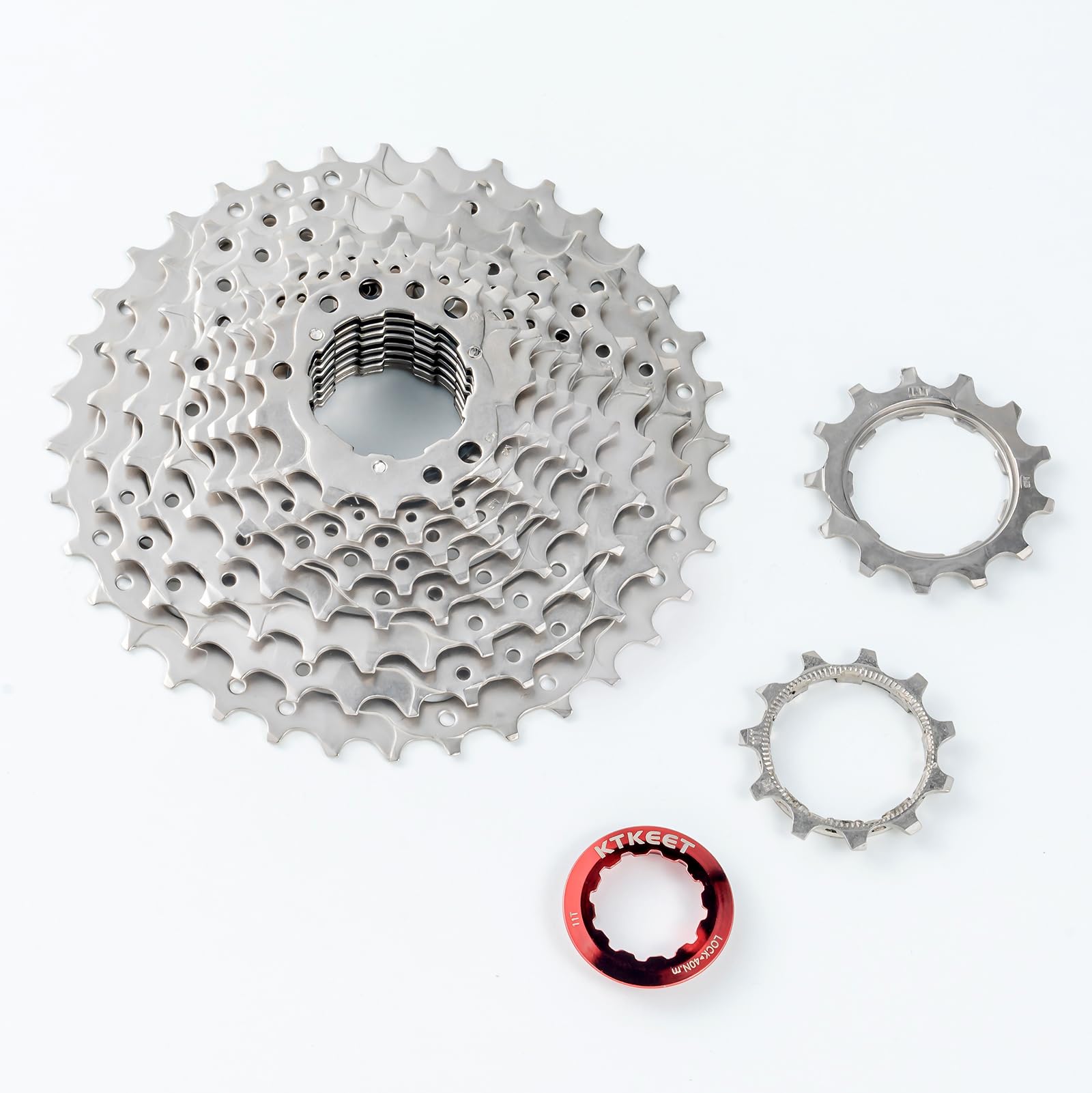 10-Gang-Kassette 11-30T/32T/34T/36T/40T/42T/46T/50T/Mountainbike/Rennrad-Kassette, 10-Gang-Fahrrad-Kassette, kompatibel mit Shimano Ultegra XT Sunrace Sram