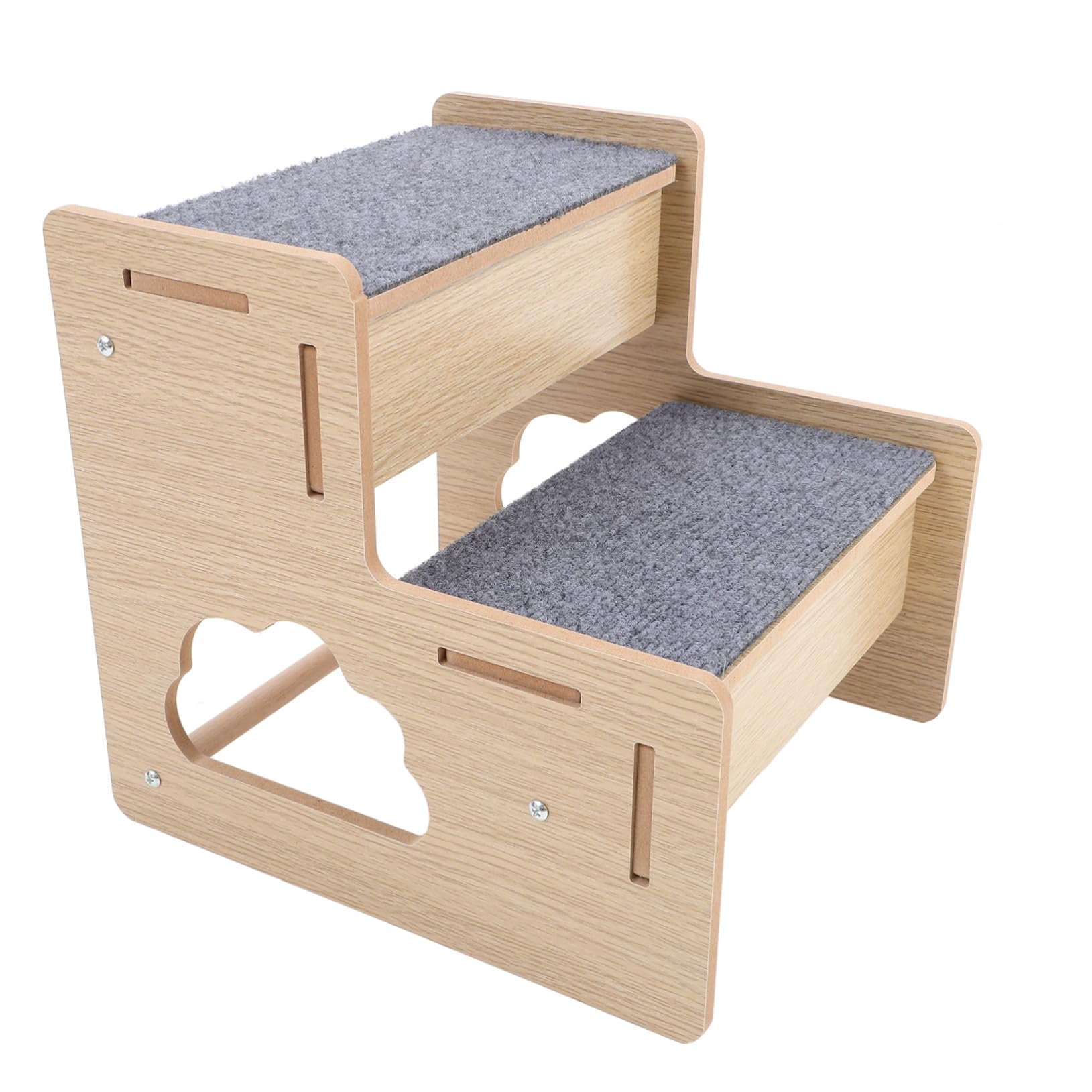 Escalier pour chiens durable en bois naturel au design soigné