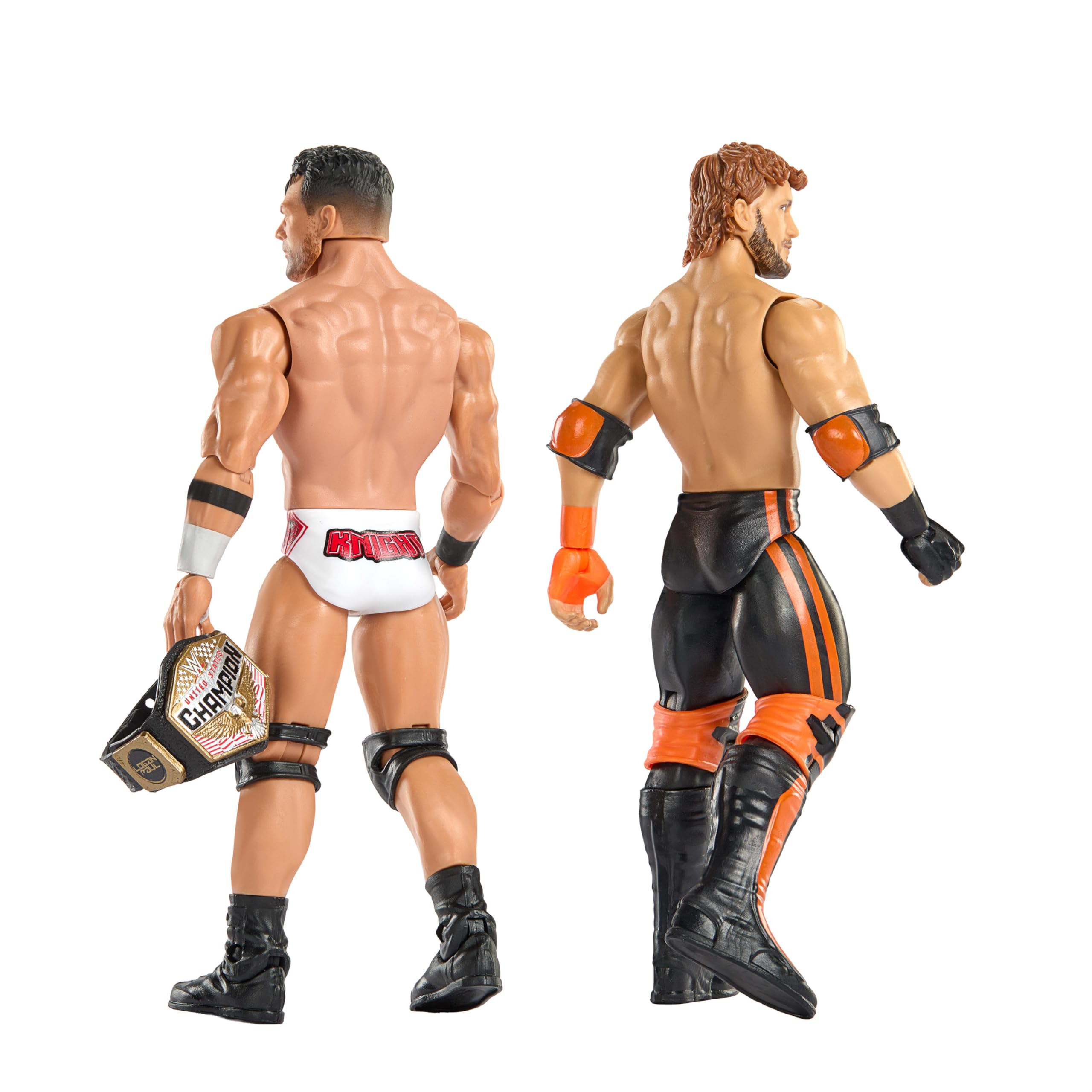 Mattel WWE Main Event Showdown Action Figures 2-Pack with Accessory, Series #24 LA Knight vs Logan Paul Collectible Set, 6-inch, JHJ55 - Image 4