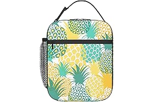 Lunch Box for Kids Adults Girls Boys Pineapples Lunch Bag Cooler Tote...