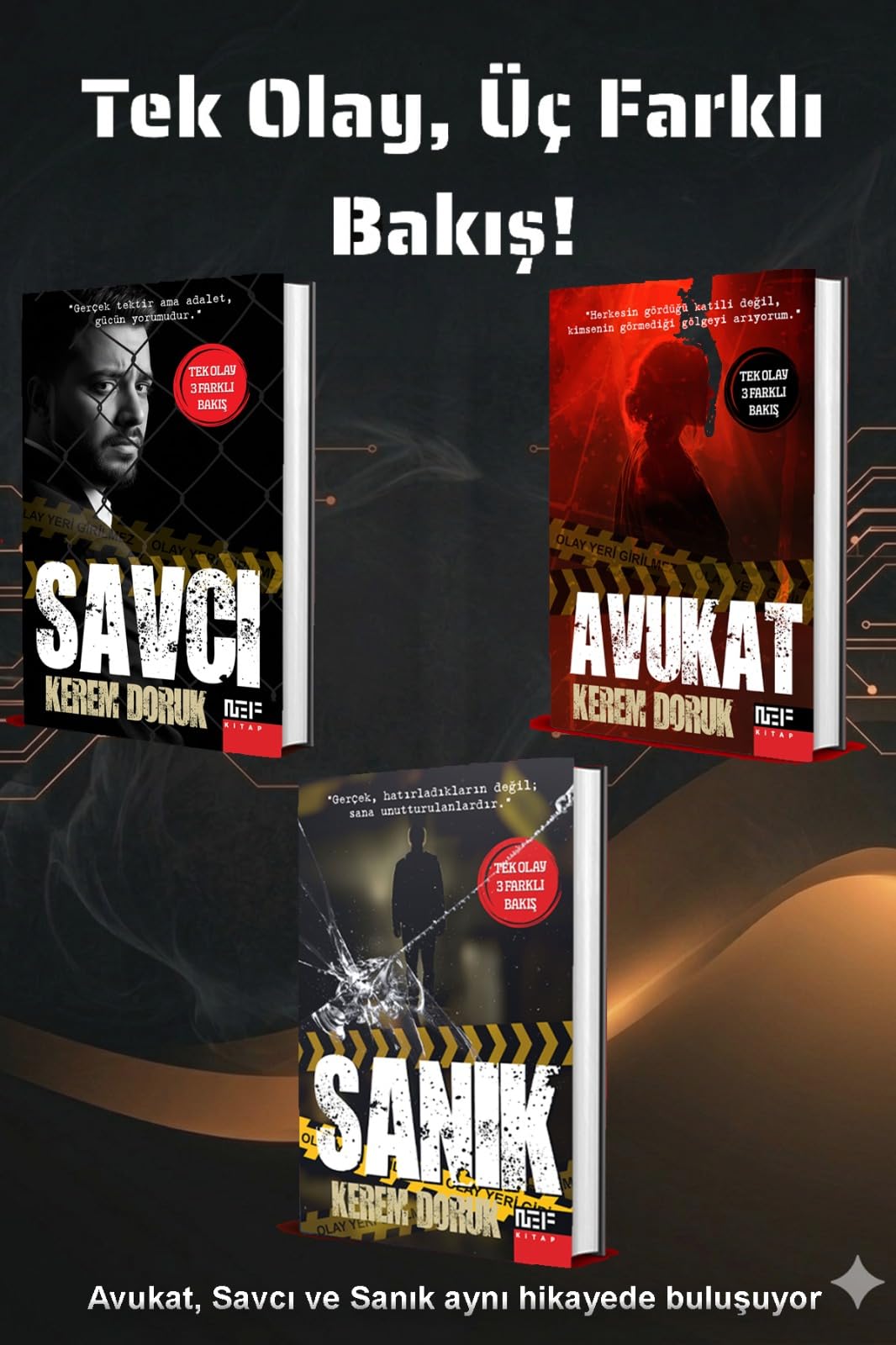 3 Kitaplık Polisiye Gerilim Serisi | Gerçeğin Üç Yüzü: Savcı •…