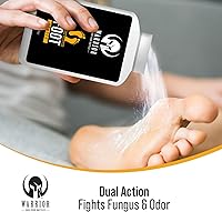 Vista 3 de Warrior Polvo antifúngico para pies – Jock Itch & Athletes Foot Treatment Powder – (juego de 1)