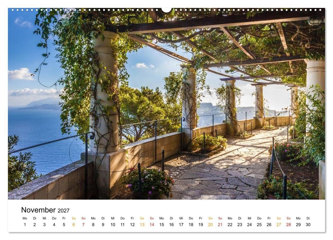 Trauminsel Capri (Wandkalender 2027 DIN A2 quer), CALVENDO Monatskalender: Mediterrane Impressionen der schönen Mittelmeerinsel (CALVENDO Natur)