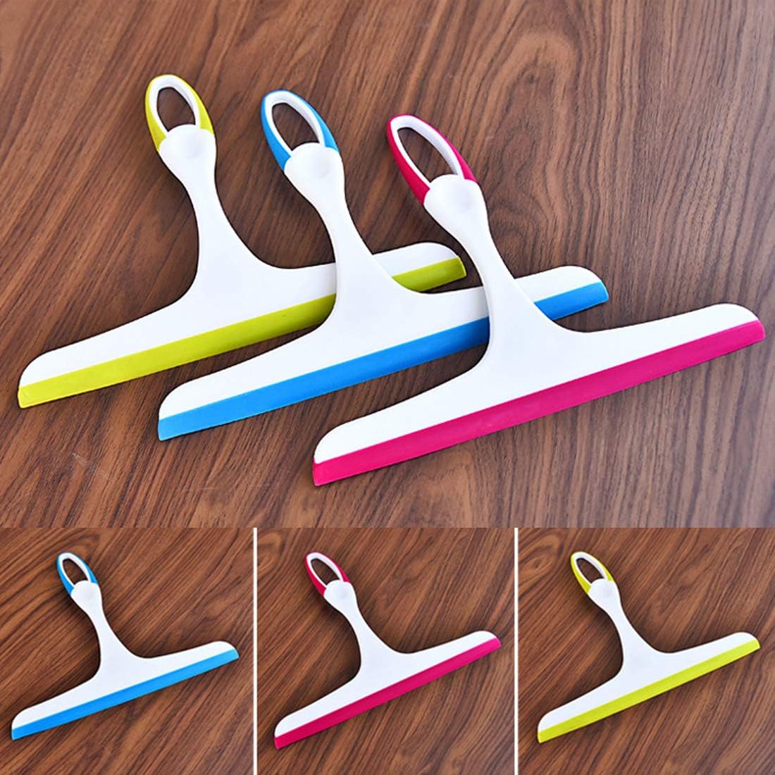 Pack of 3 Glass and Kitchen Top Squeegee Wiper | Hard Plastic Handle Kitchen Wiper | Water Sink Wiper | Kitchen Slab Wiper | Glass Cleaner | Window Cleaner-image-21