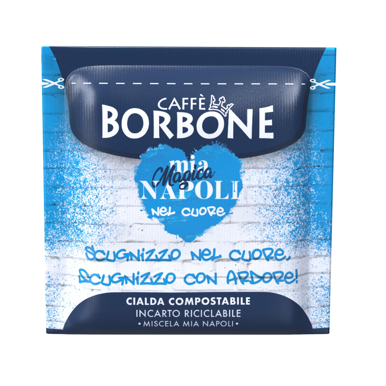 Caffè Borbone Cialda compostabile Mia Magica Napoli nel Cuore - Cialde Ese 44 - Edizione Limitata - Miscela Mia Napoli (400)