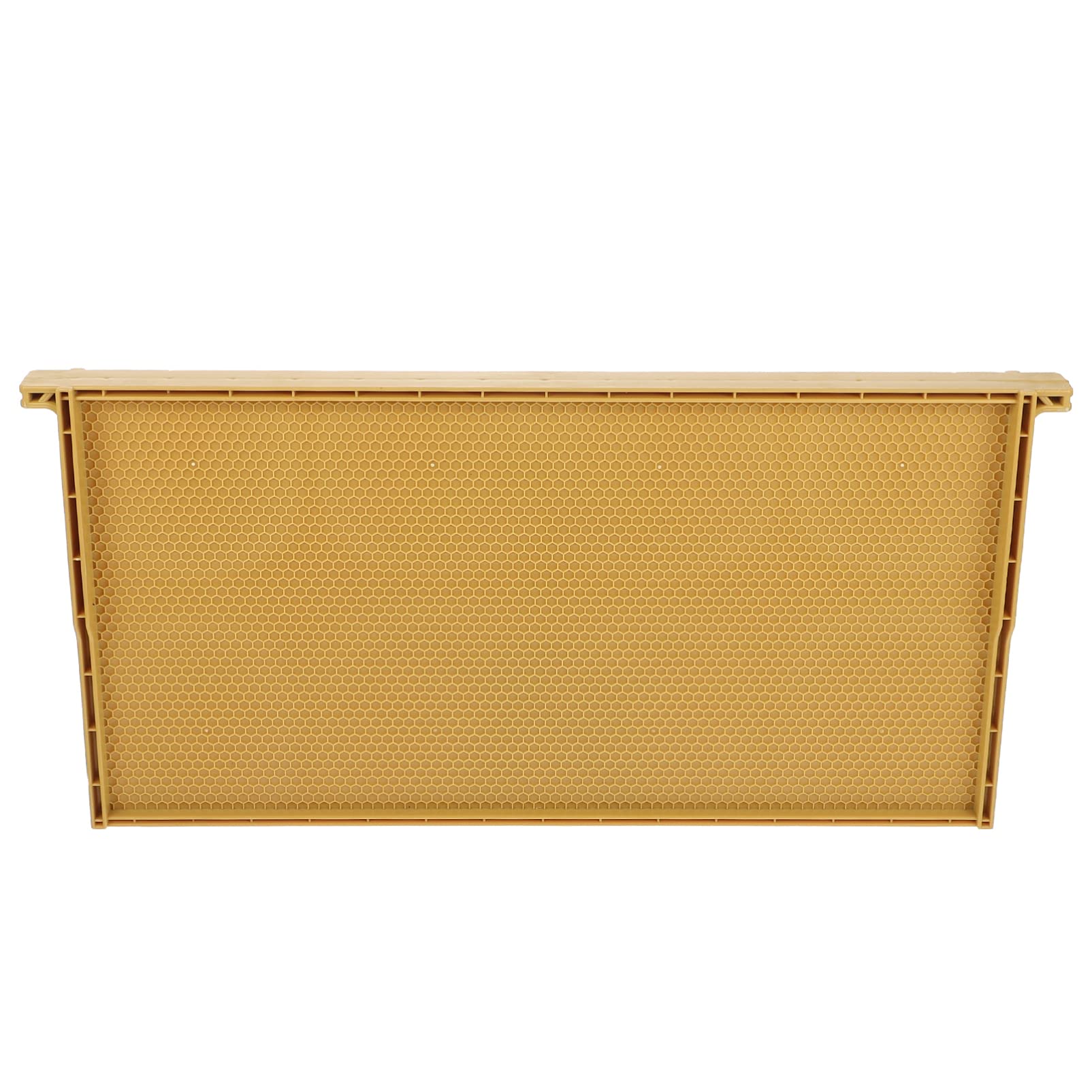 POPETPOP Bee Honey Sheets with Frame Beehive Wax Foundation Beekeeping Equipment Bee Comb Honey Frame Beekeeping Raising Tools Yellow