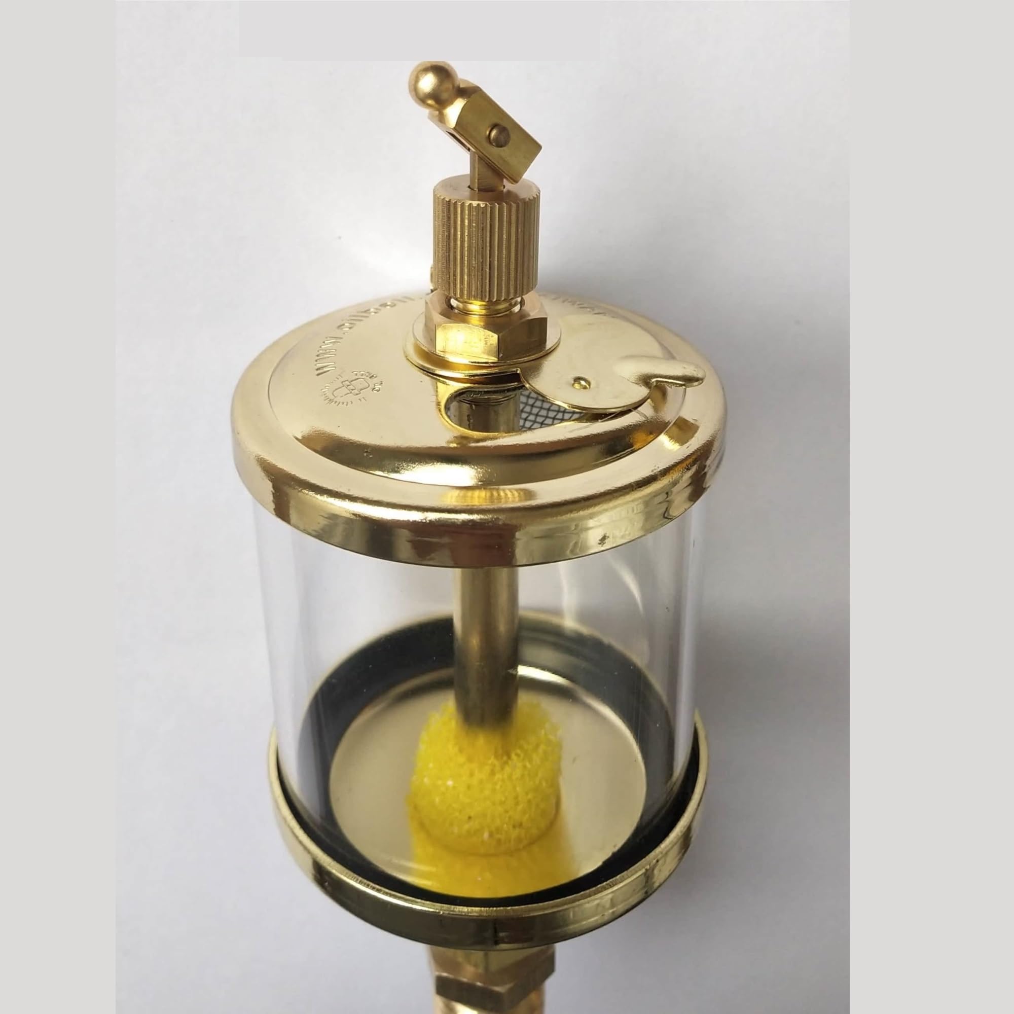Oliatore A Goccia Automatico 50 Ml – Serbatoio Trasparente Con Valvola A Spillo, Filettatura 14 Mm, Per Lubrificazione Macchine