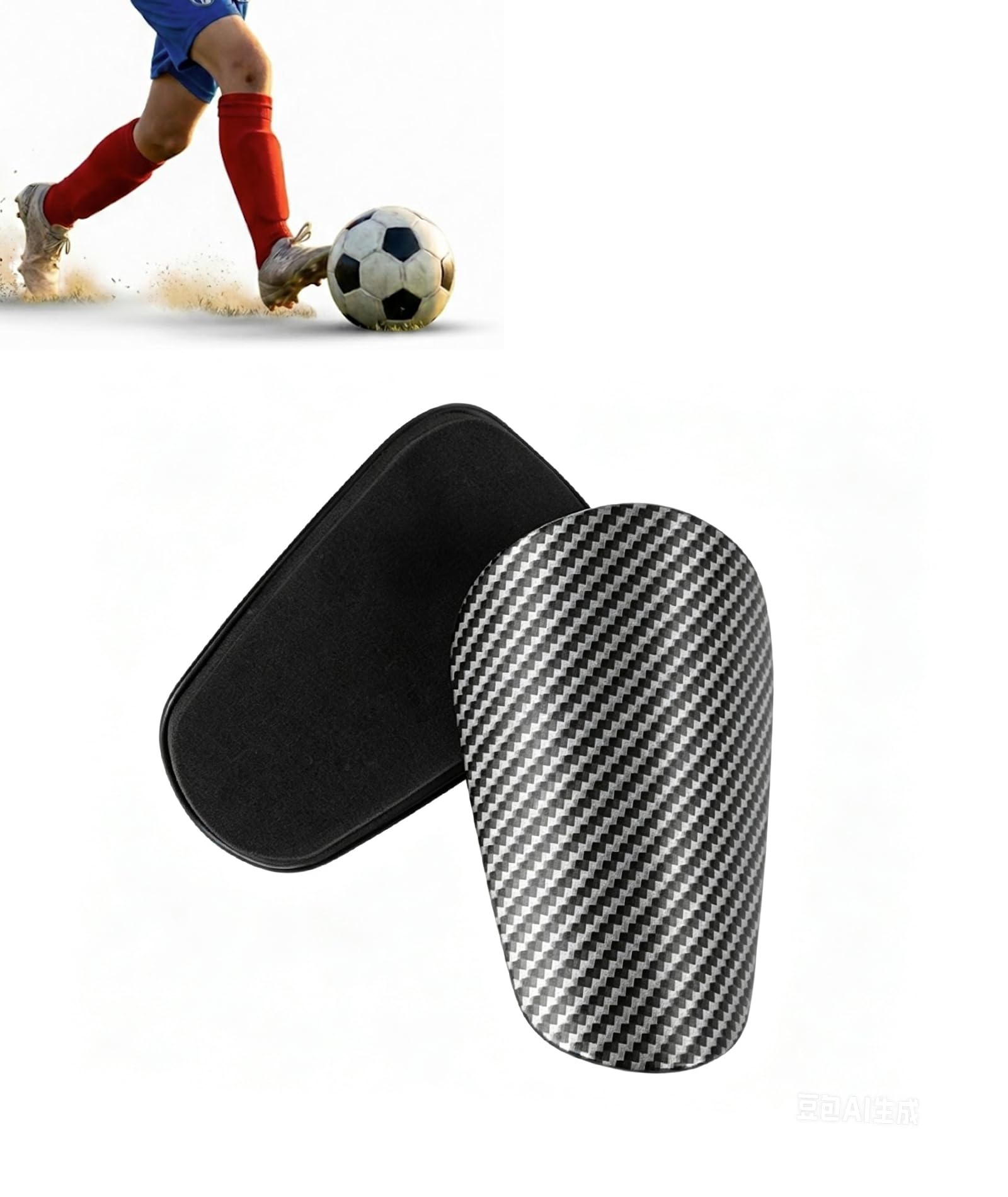 HRZGJ Football Shin Guards 2 Pack