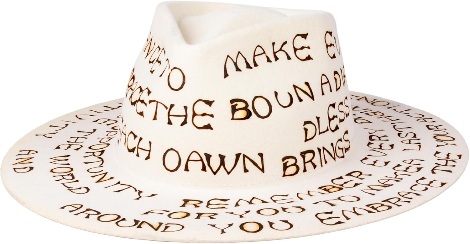 Distressed Fedora Hats For Men Retro Wide Brimmed Stiff Fedora