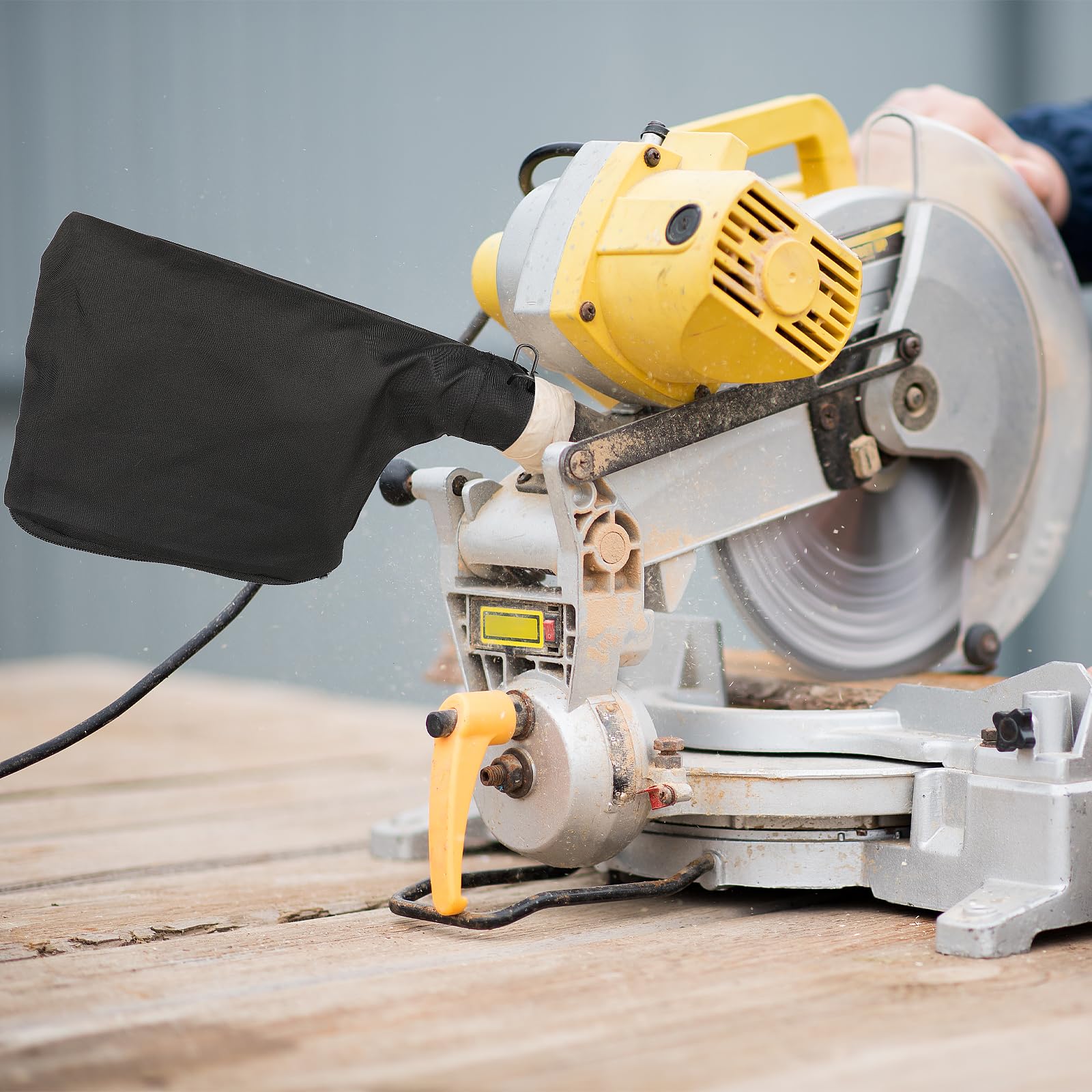 Bag For Chop Saw 2-Pack Miter Saw Dust Bags Zipper Top For