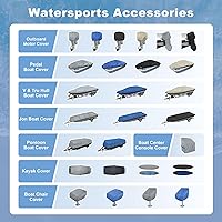 Vista 9 de Explore Land Cubierta de Motor Fuera de Borda - Cubierta Impermeable 600D de Alta Resistencia para Motor de Barco - Compatible con Motor de 50-115