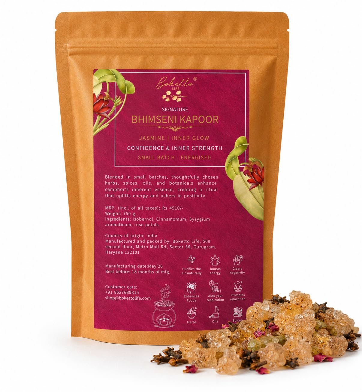 Bhimseni Camphor Kapoor Mix - Neroli | Puja & Aromatherapy -20