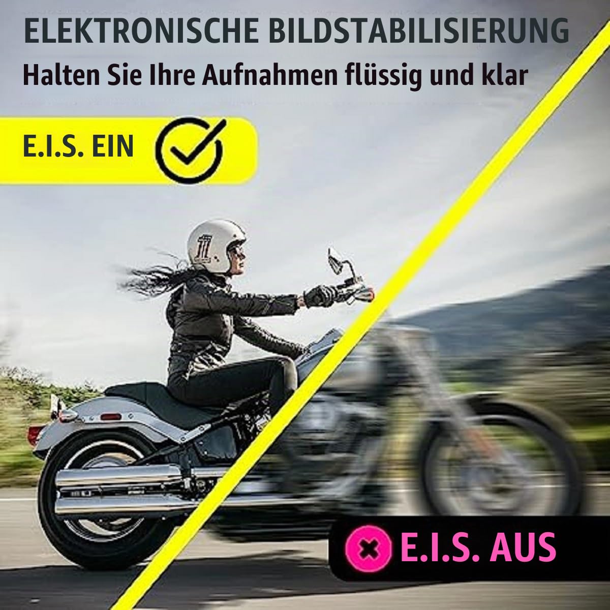 Exprotrek Action Cam 4K Unterwasserkamera Wasserdicht 40M Ultra HD 20MP Kamera 170 ° Ultra-Weitwinkel WiFi Camcorder EIS Stabilisierung mit Dual 1350 mAh Akku – Bild 4