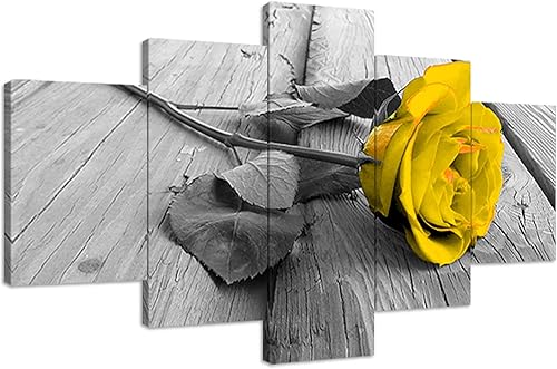 Miniatura 1 de Póster de 5 paneles, lienzos impresos, para sala de estar, dormitorio, baño, estirado y enmarcado, listo para colgar.