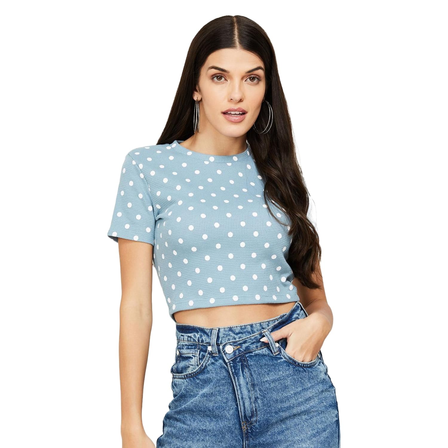 Women Polyester Regular Fit Printed Top-image-14