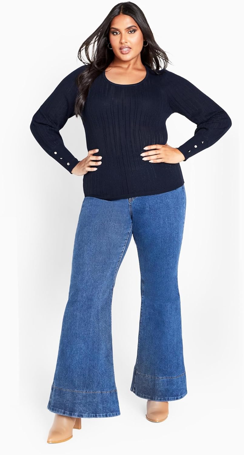 Avenue Women's Plus Size Mia Sweater - Image 4