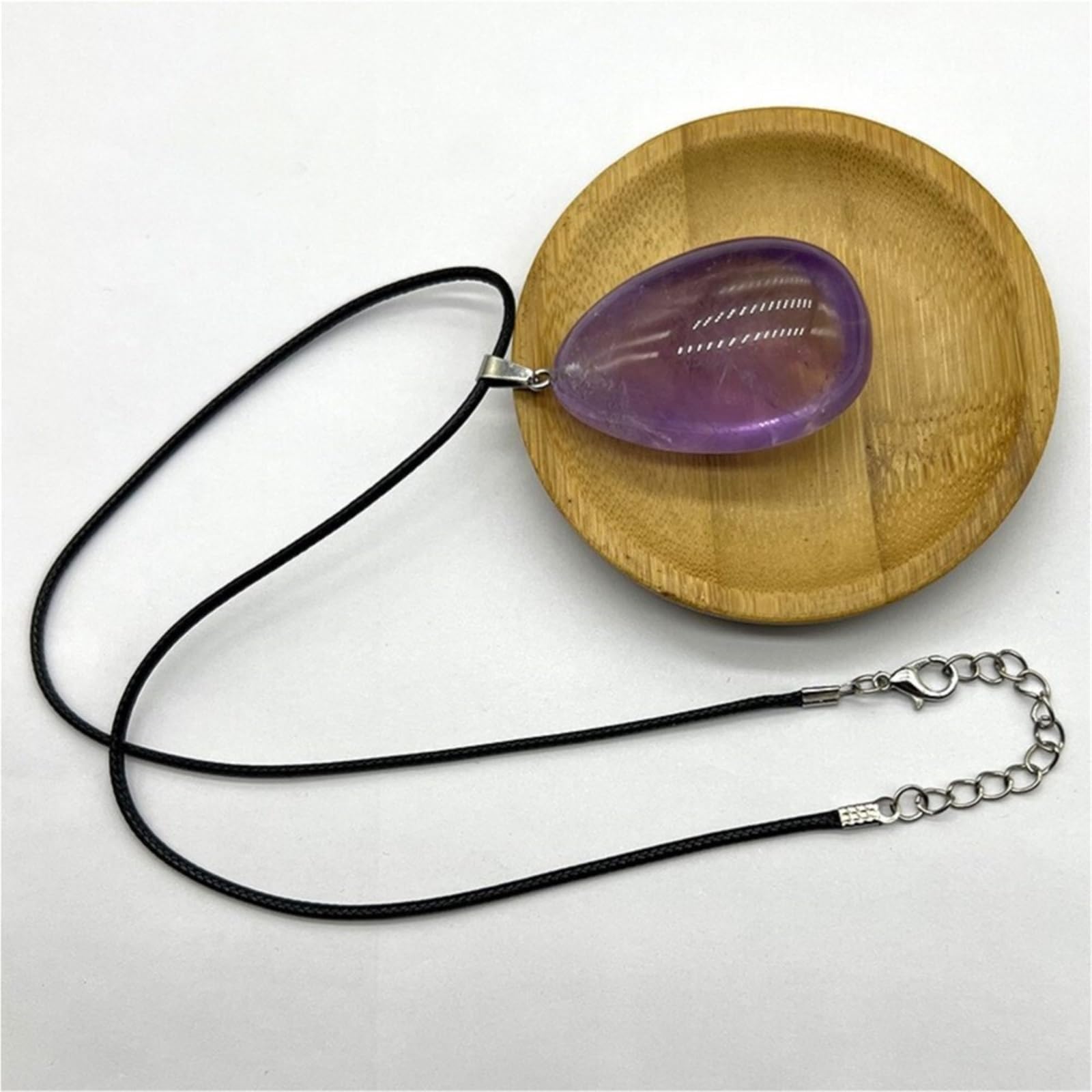 Cordino Per Collana Cordone for collana cerato con catena in bronzo | Chiusura a moschettone marrone da 20 pezzi da 45 cm for perline di gioielli fai-da-te(Black 2,2mm)