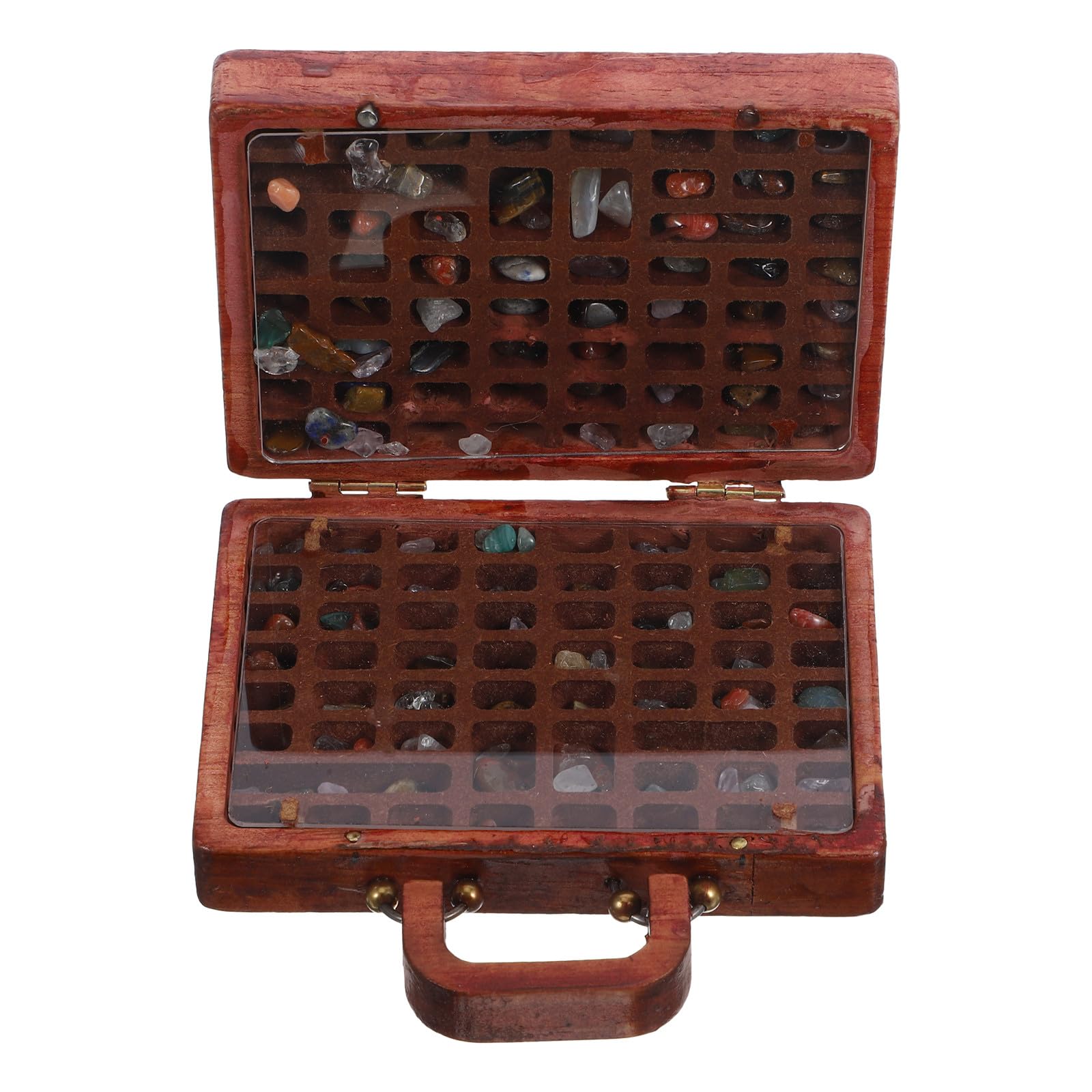 Valise Stone en pierre compartiments amovibles rangement salon