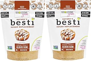 Wholesome Yum Besti Natural Brown Sugar Substitute - Keto Brown Monk Fru...