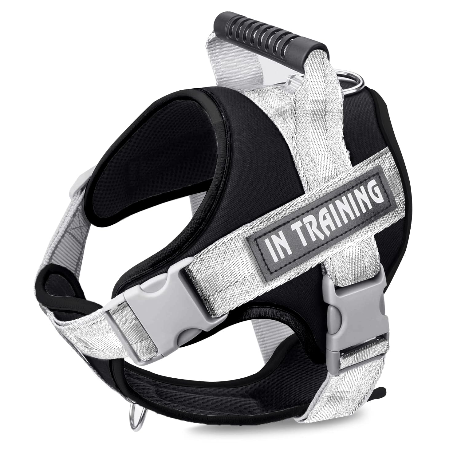 Buraq Pets Dog Harness No Pull Dog Belt, Dog Vest Oxford Fabric, Soft Padded Easy Control Dog Chest Belt, No More Pulling Or Choking, for Large Medium Small Dogss (XL, Black) (B0D6YD2HQ9) Amazon Price History, Amazon Price Tracker