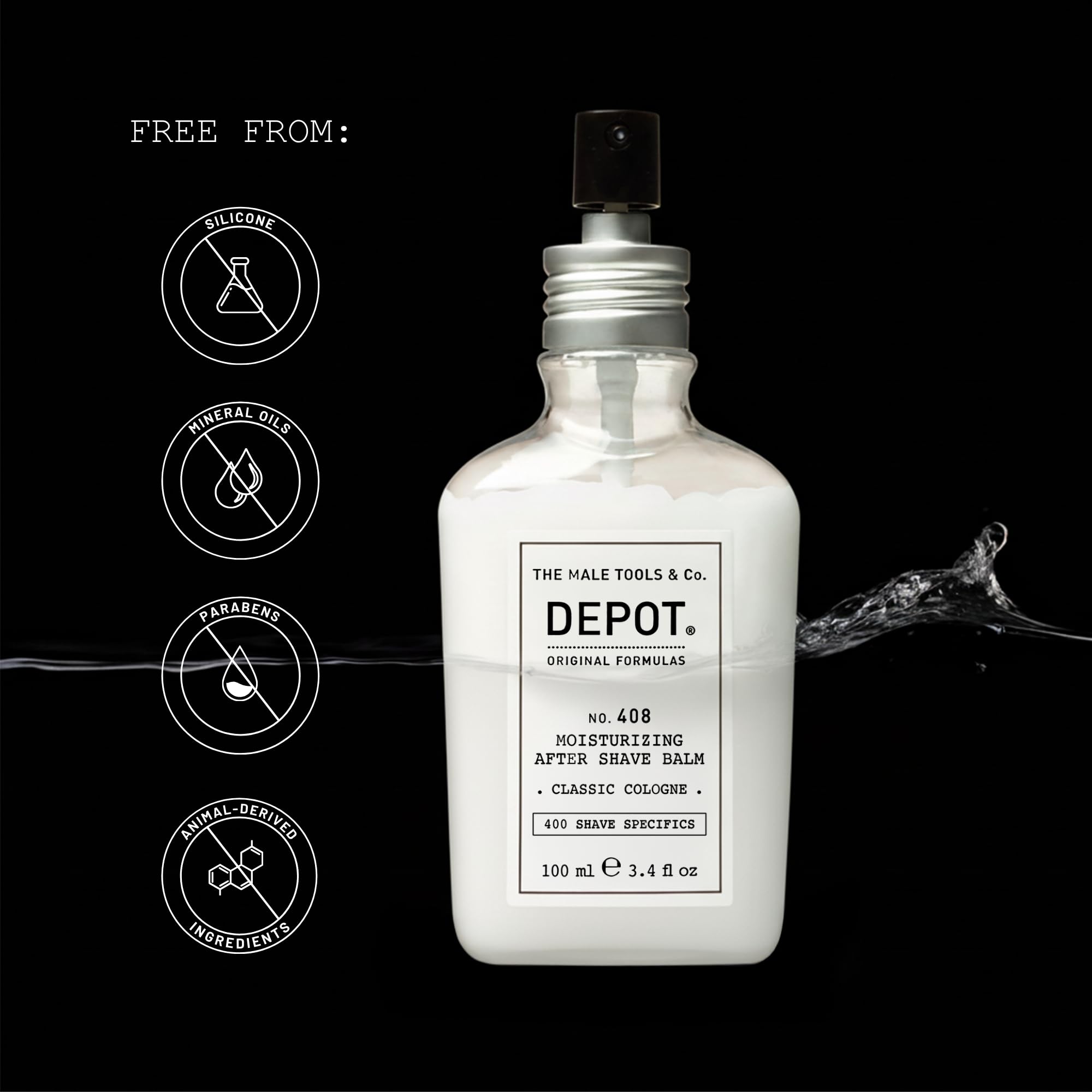 No.408 MOISTURIZING AFTER SHAVE BALM classic cologne.100ML