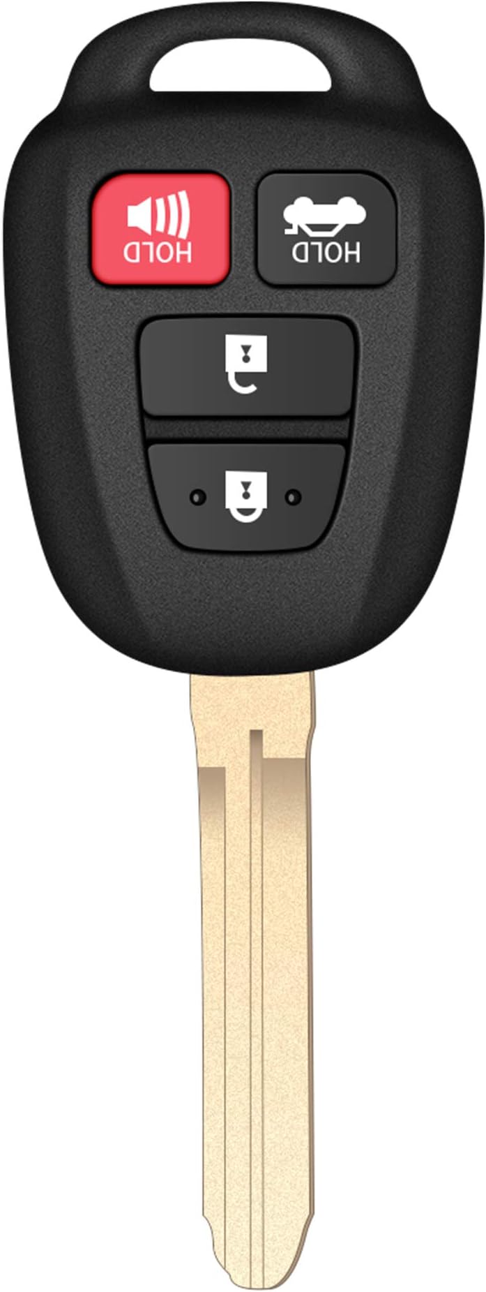 VOFONO Fit for Car Key Fob Keyless Entry Remote Control Cut