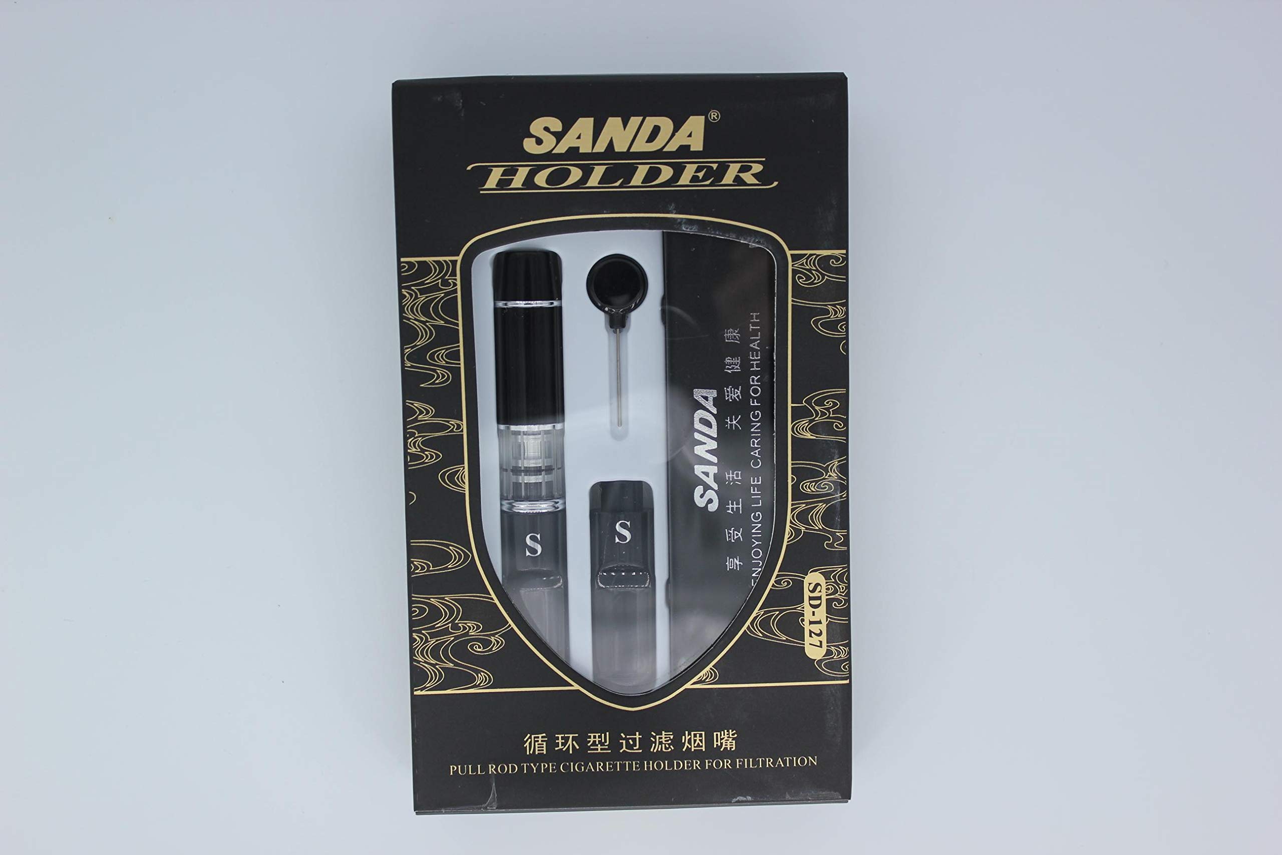 sanda cigarette filter Classic Pipe Filters High Quality Disposable 8mm Sanda