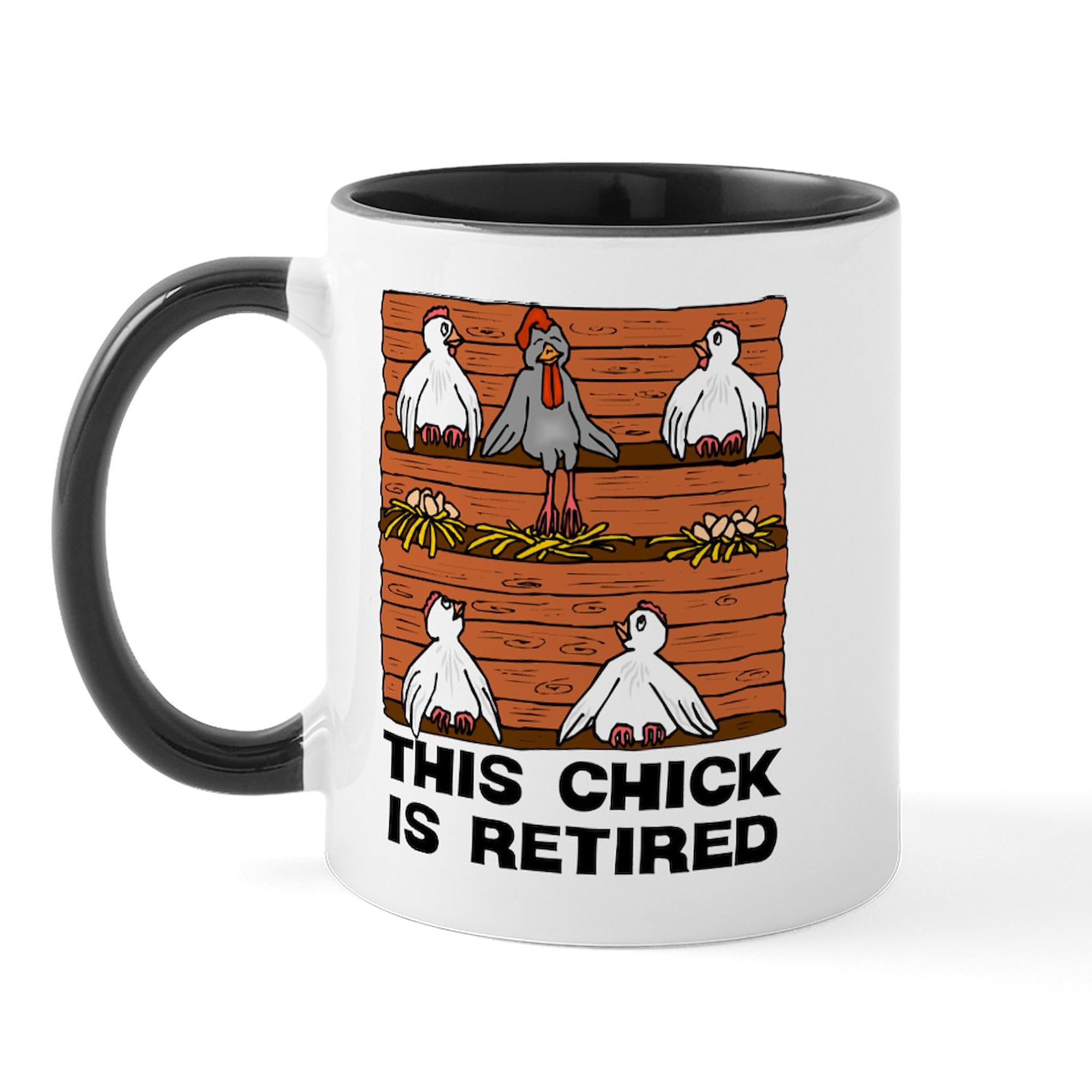 CafePress Retired Chick Mug 11 oz (325 ml) Ceramic Coffee Mug