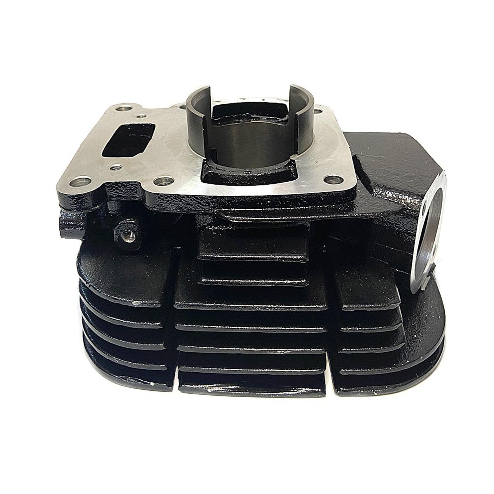 Milageto Kit Cilindro Pistón para TS125 Dos Aros Pistón Juego Juntas Pasador Aleación de Aluminio Componentes Motor Recambio Directo Adecuado para