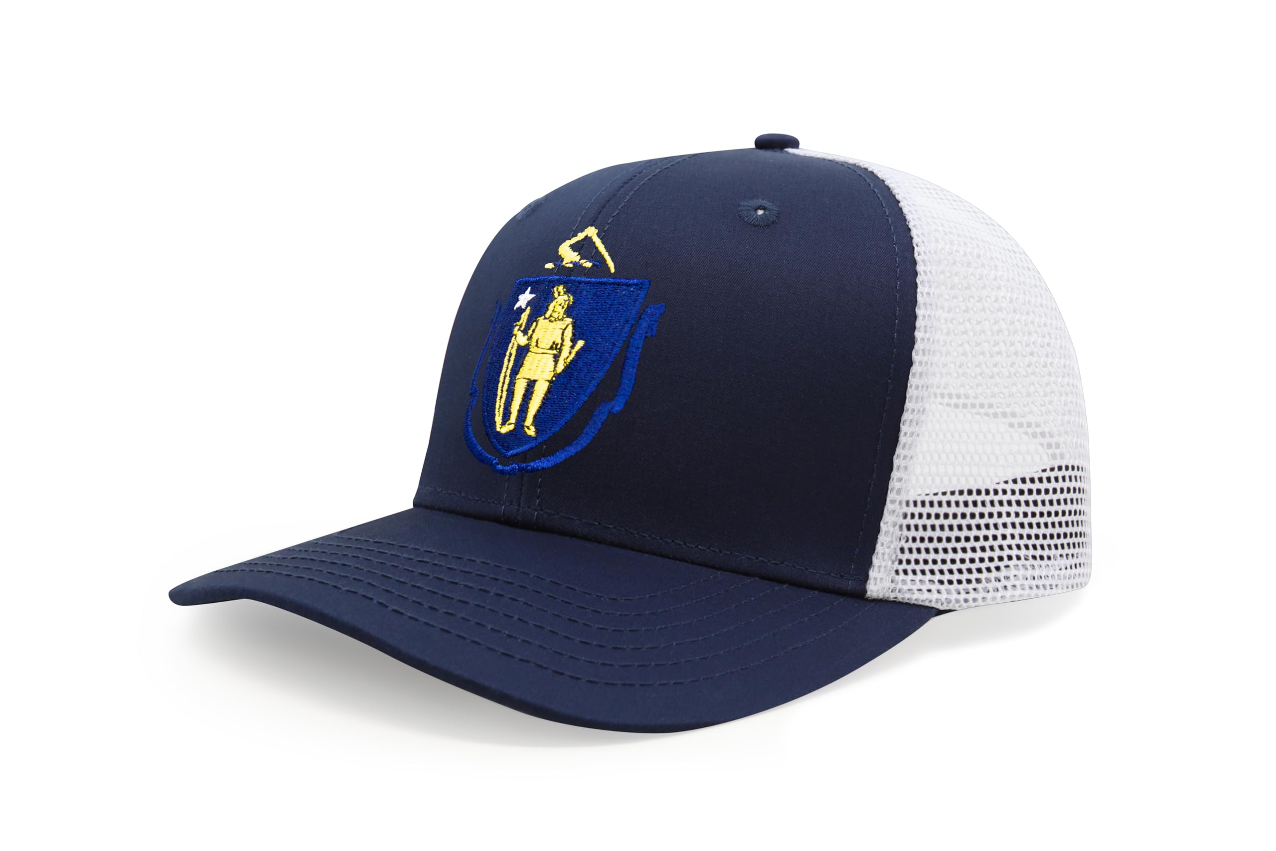 International Tie State Hat for Men and Women, Adjustable Snapback Trucker Baseball Cap with Embroidered Patch