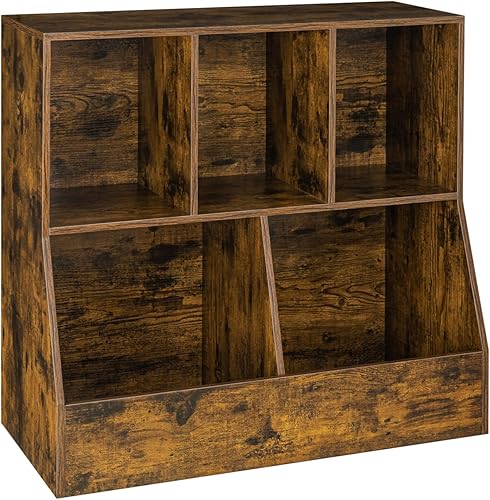 DINZI LVJ Organizador de almacenamiento de juguetes, estantería para niños, armario de almacenamiento de juguetes de madera, estantería para niños