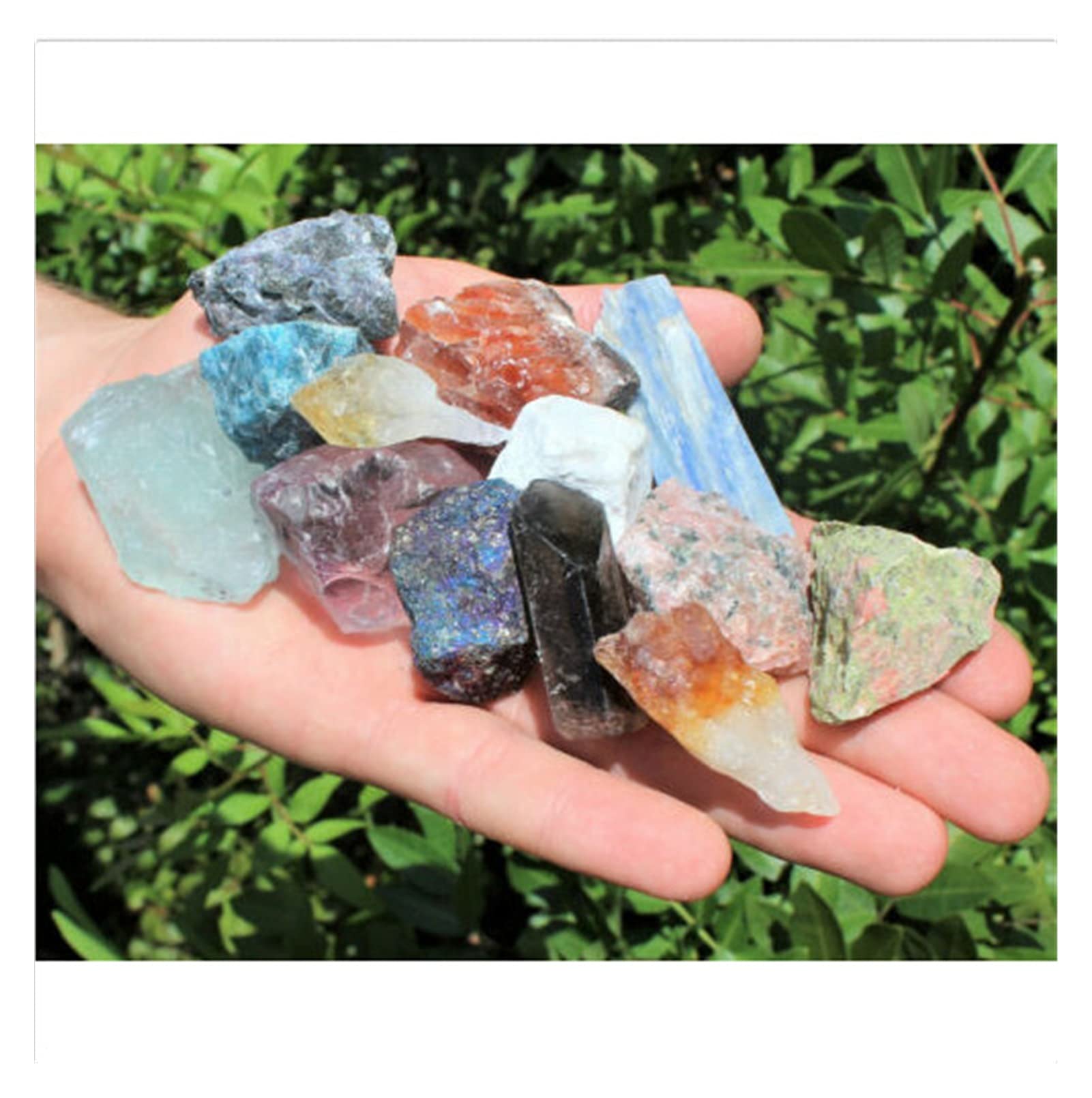AMAZWI Cristallo Naturale Grezzo 1000 carati Lot Bulk Mixed Crafters Gems Cristallo Naturale Grezzo Grezzo Minerale Rocce