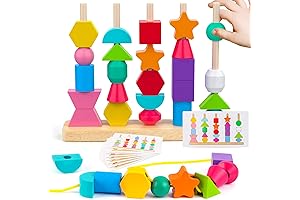 Montessori Beads Set: Educational Table Toys for Kids Ages 3-5