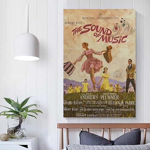 Miniatura 5 de The Sound of Music Retro Movie Poster Canvas Art Poster And Wall Art Picture Print Modern Family Bedroom Decor Posters 16x24inch(40x60cm)