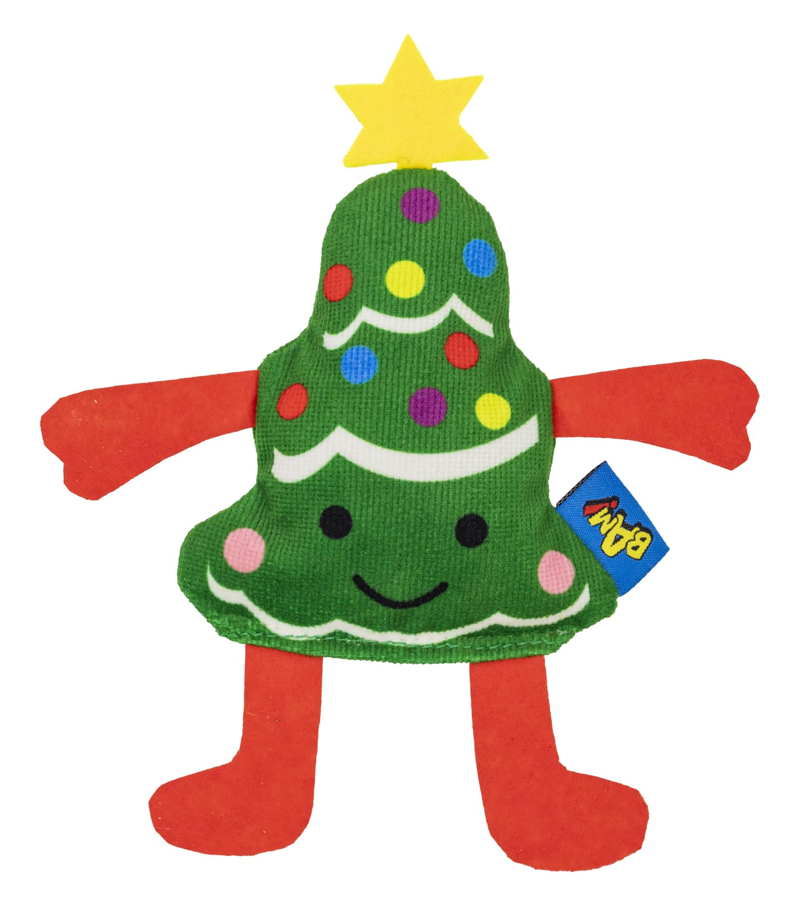 WUNDAPETS BAM! Christmas Catnip Filled Play Toys Cat Kitten North American Pure Catnip Toys (Catnip Christmas Tree)