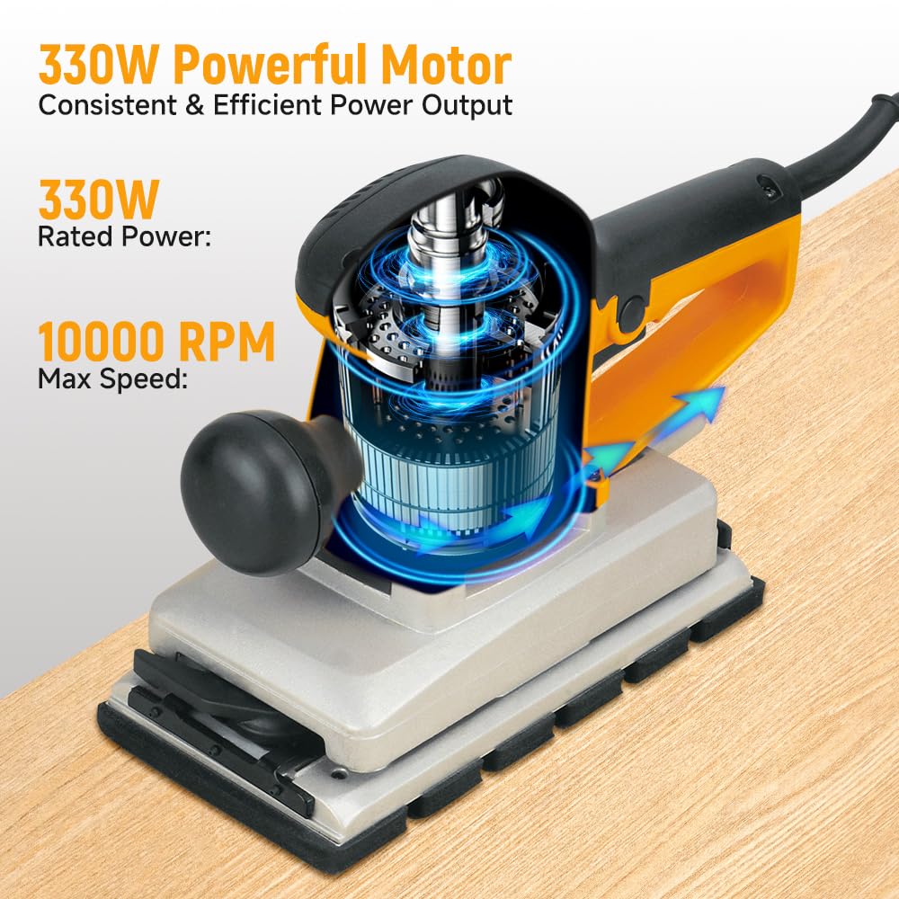 Hoteche Sheet Sander - Powerful & Durable -3 Hoteche Sheet Sander - Powerful & Durable -3