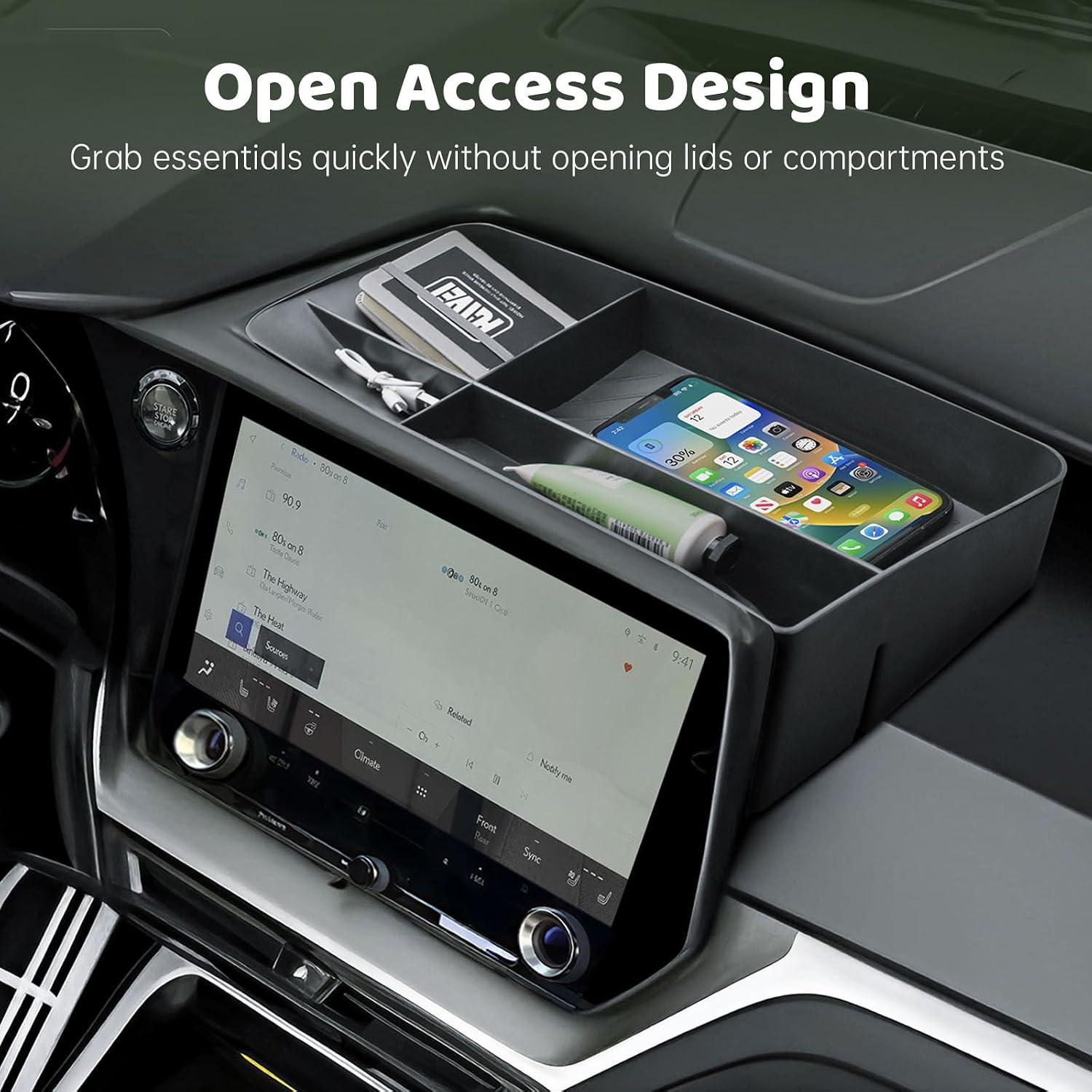HGWEI Dashboard Organizer for 2024-2026 Lexus TX 350/350h/500h Accessories image 3